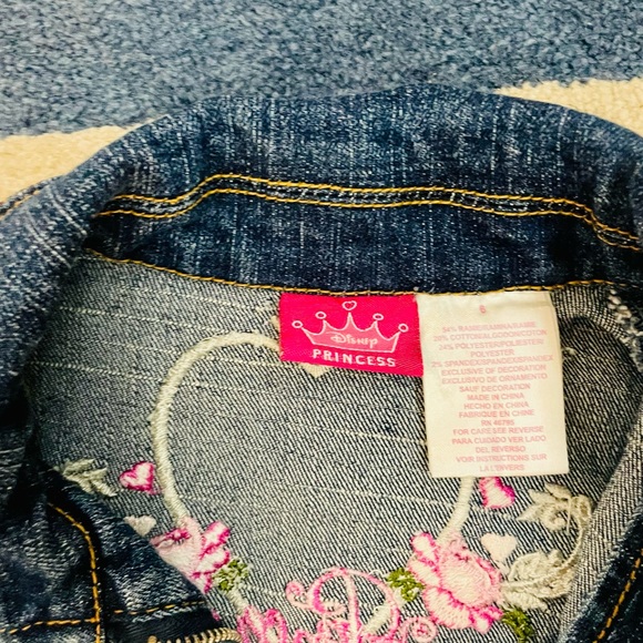 Kid size 6 Designer Denim Collection CK Gap Levi’s Disney Princess Jaacket - Picture 9 of 11